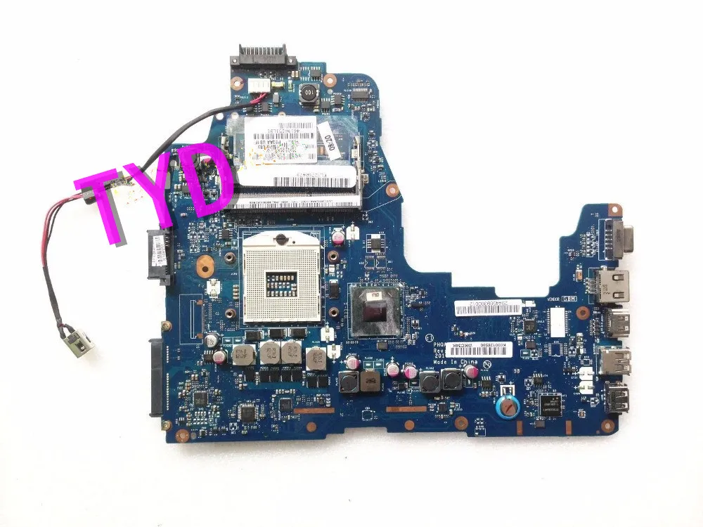 

High quality For Toshiba P750 P755 Original Laptop Motherboard HM65 PHQAA LA-6832P K000128590 LA-6832P 100% Tested