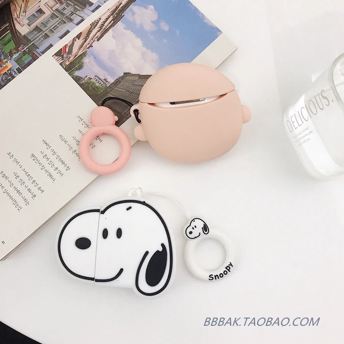 Q UNCLE милые Чехлы для собак Тедди для Apple Airpods2 беспроводной Bluetooth 2 поколения сумка пара силиконовая гарнитура коробка защитный чехол