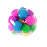 squeeze ball toy dna colorful beads relieve stress hand exercise tool for kids adults