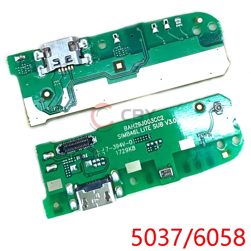 10 шт. гибкий кабель USB-зарядного дока для Alcatel 5085 5085D разъема зарядного устройства плата микрофона