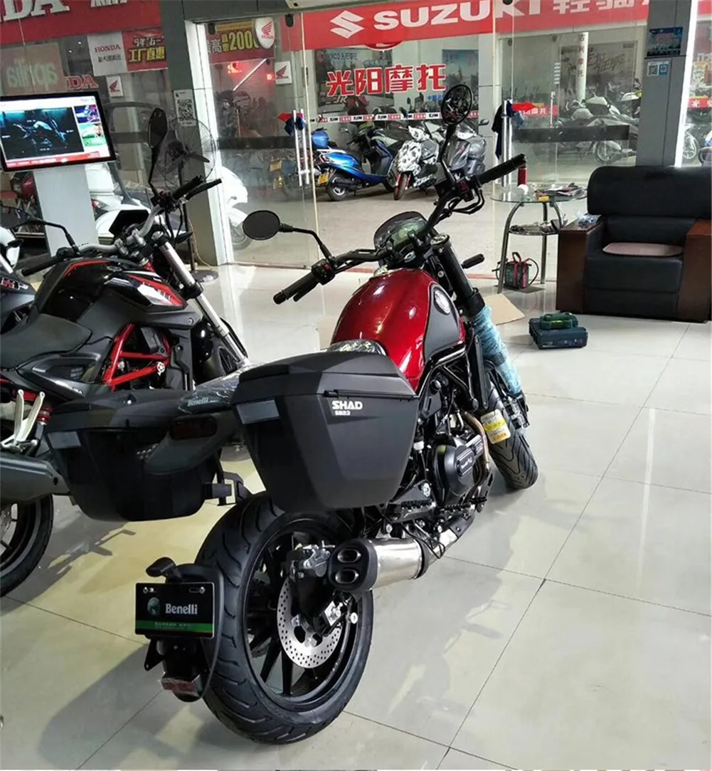 Для Benelli Leoncino 500 боковое седло сумка коробка мотоцикл багажная стойка боковая коробка кронштейн