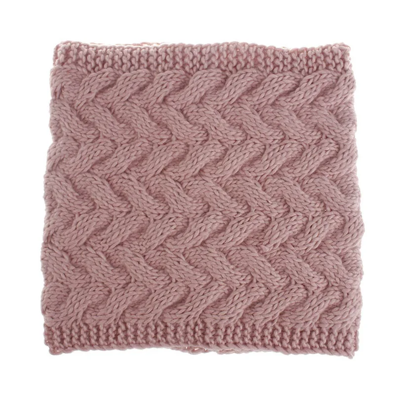 pink scarf Модная вязаная шапка, зимние шапки для женщин, czapka zimowa gorros mujer invierno bonnet, теплая шапка для девочек, muts czapka zimowa - Цвет: pink scarf