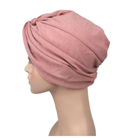 Новинка 2020 модные женские банданы мусульманский тюрбан шапка хиджаб Кепка Для