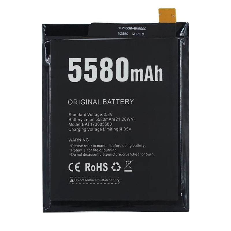 OHD Оригинальная батарея большой емкости BAT17M15580 S60 Для Doogee BAT17S605580 6950mAh +