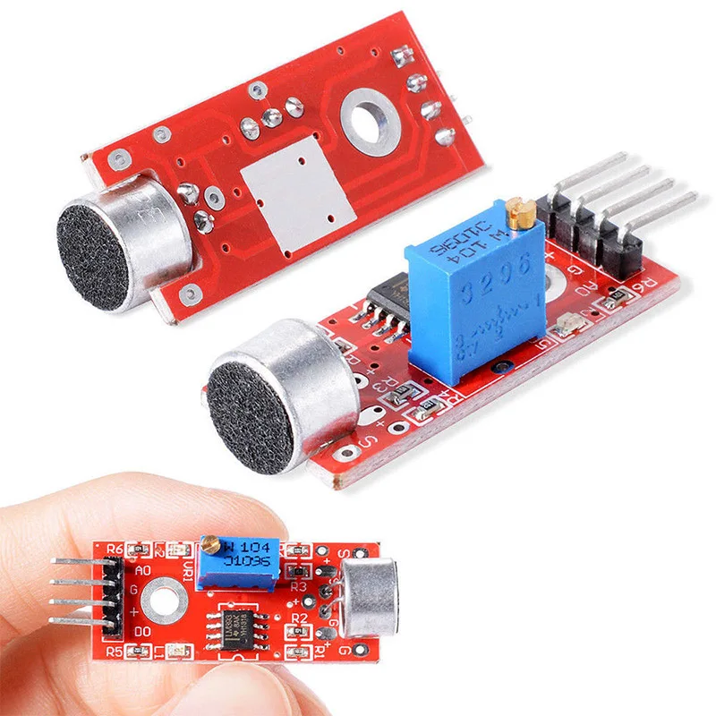 Microphone Sensor AVR PIC High Sensitivity Sound Detection Module SGA998 | Электроника