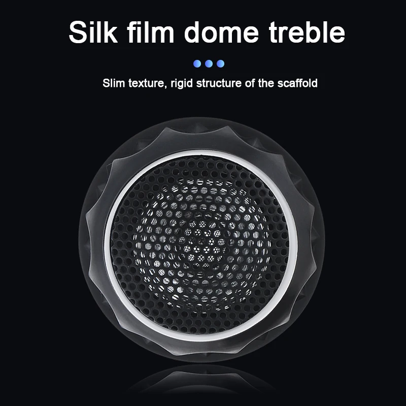 Автомобильный купольный динамик T280 2 шт. 140 Вт громкий стерео тройной для