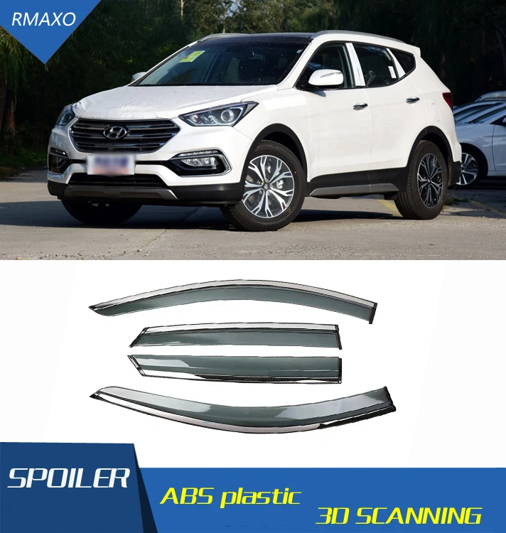 Оконный козырек для Hyundai Santa Fe 2013 2018 защита от солнца и дождя автомобильные