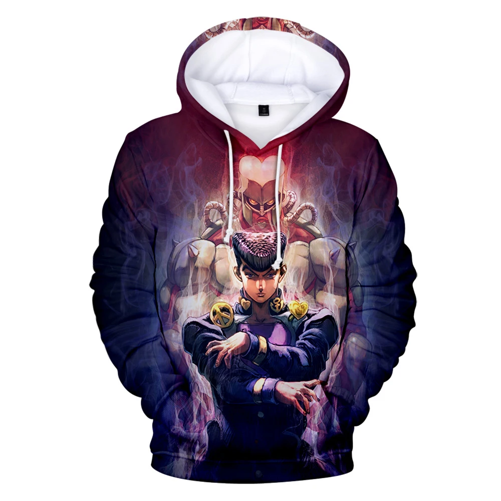 

2021 Anime JoJo's Bizarre Adventure 3D Hoodies Popular Sweatshirts Men Women Kids Hoodies Harajuku Creative Fashion JoJo Tops
