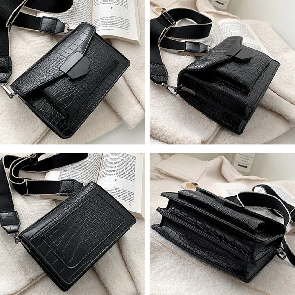 bags for women new fashion designer crossbody lady bags mini shoulder belt bag purses black handbags pu leather high quality free global shipping