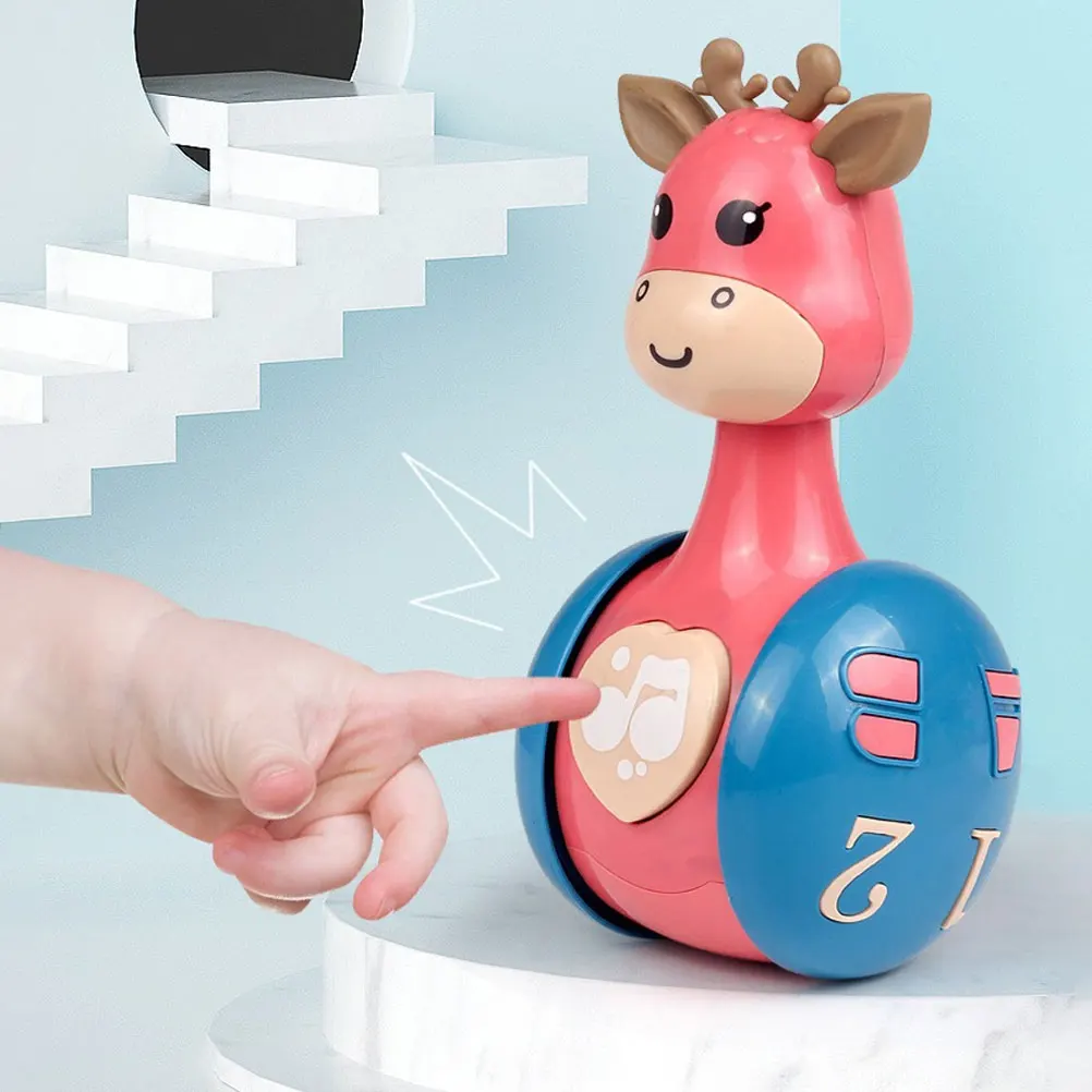 Игрушка-погремушка с жирафом и колокольчиками 1 шт. | Игрушки хобби