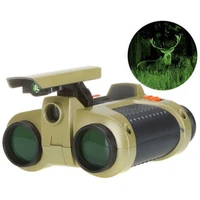 4x30 binocular telescope night vision viewer surveillance spy scope pop up light green film focusing kids toys telescope