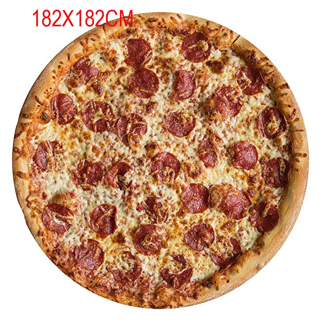 В наличии комфортное одеяло для пиццы идеально круглое в виде гамбургера