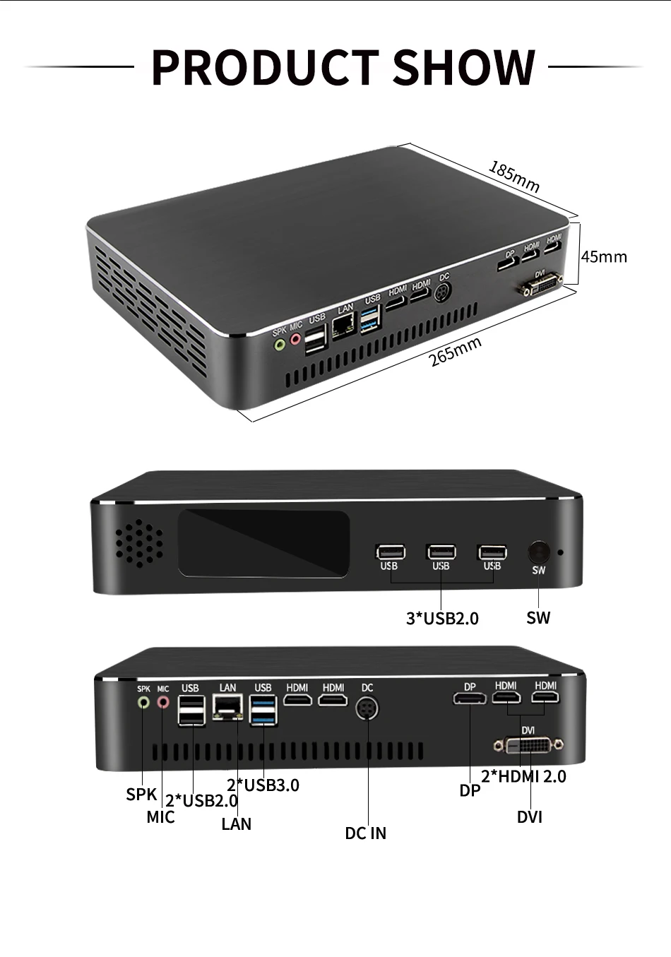 MSECORE Xeon E3 1231V3 GTX1050TI 4G специальный игровой мини-ПК Windows 10 Настольный компьютер игровой ПК linux intel неттоп HTPC 4K