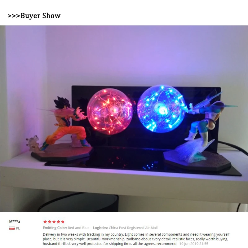 Двойной Dragon Ball Вегета Goku kamehameha лампы светодиодные Dragon Ball Z Led Электрический Ночной светильник Настольная лампа для Спальня Xmas игрушка в подарок