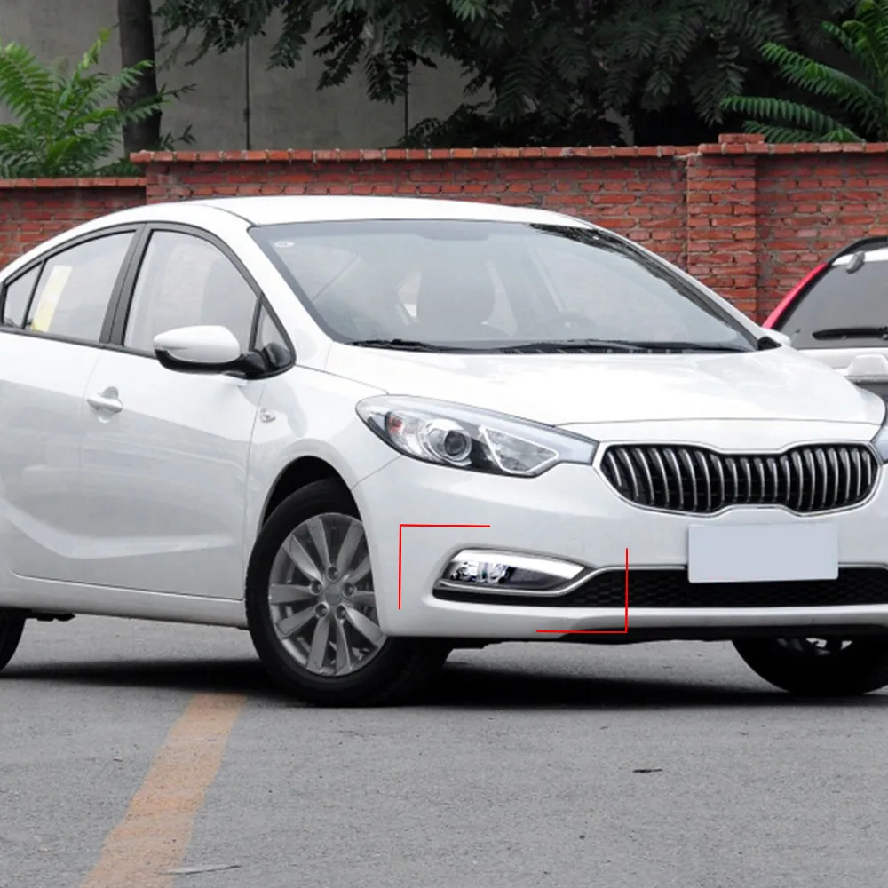 Автомобильная проблесковая 1 комплект Светодиодный дневной светильник для Kia K3
