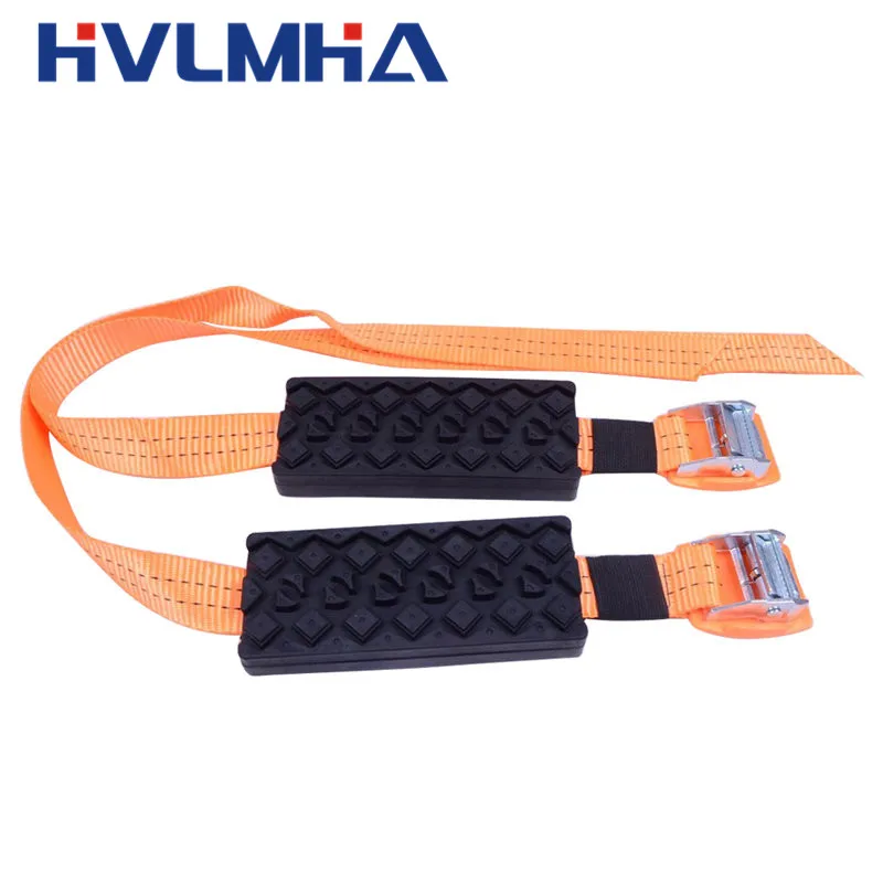 2 шт./компл. колесо цепь Универсальный анти скольжения аварийного снег цепи для