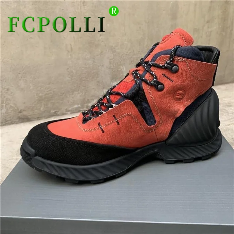 

Professional Men Outdoor Hiking Shoes Black Green Men Hunting Shoes Genuine Leather Man High Top Climbing Shoes Trekking Boots