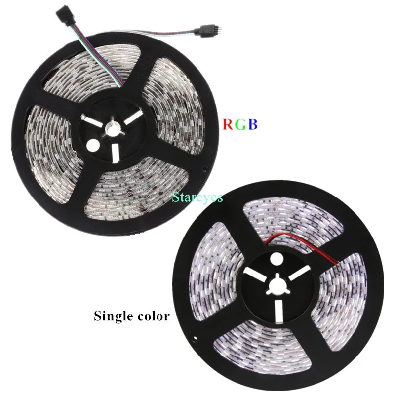 1 комплект SMD 5050 60 светодиодный/m/5m RGB светодиодный лента Коллона освещения фонарик