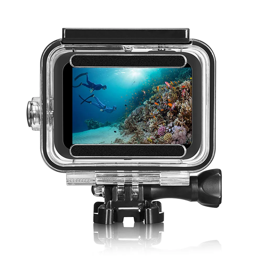 60 м go pro 8 корпус для GoPro Hero 8 черный защитный чехол водонепроницаемый корпус для GoPro 8 экшн-камера красный фильтр аксессуары