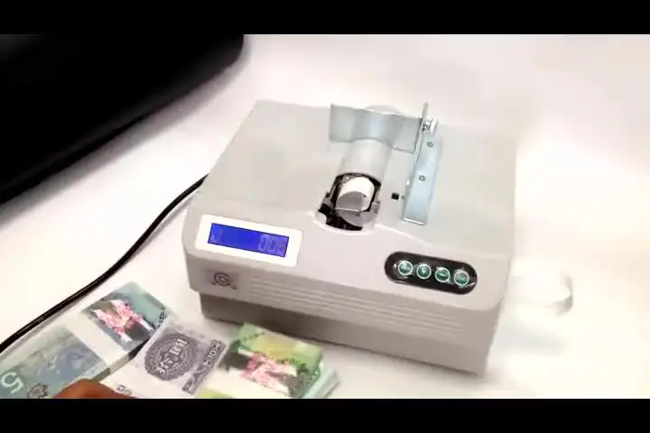

Banknote banding machine Semi-automatic bundling machine for paper currency money