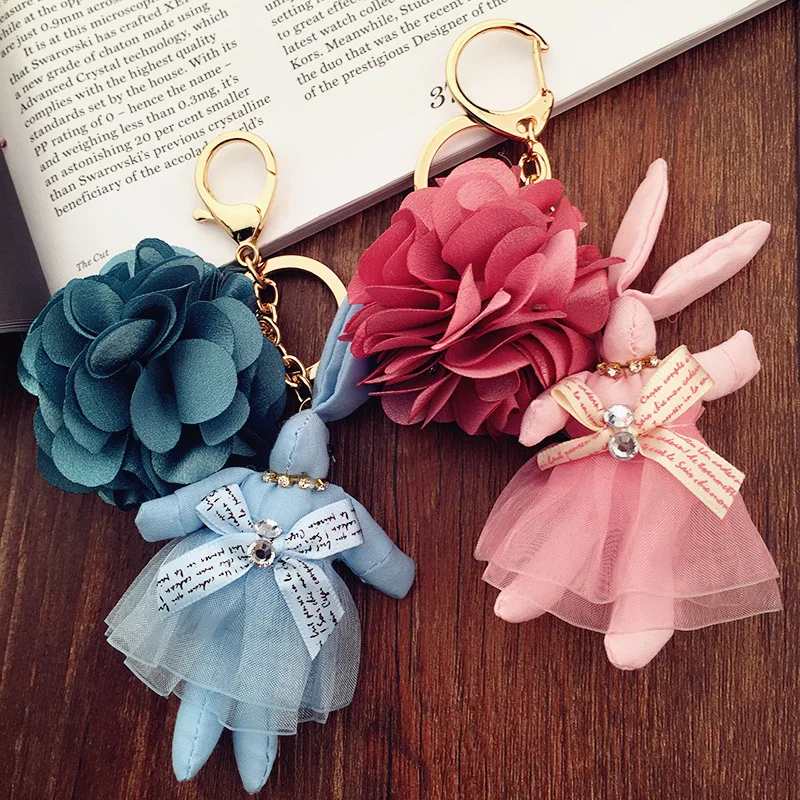 

Роза лепесток брелок в виде цветка стильная футболка с изображением персонажей видеоигр «крольчонок», очень милый маленький кролик подвес...