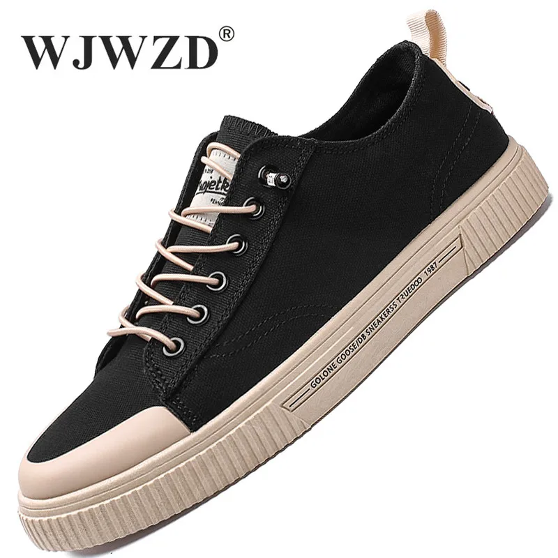

Fashion Designer Canvas Men Shoes Lace-up Sneakers Men Breathable Walking Shoes Lightweight Men's Casual Shoes Zapatos Hombre