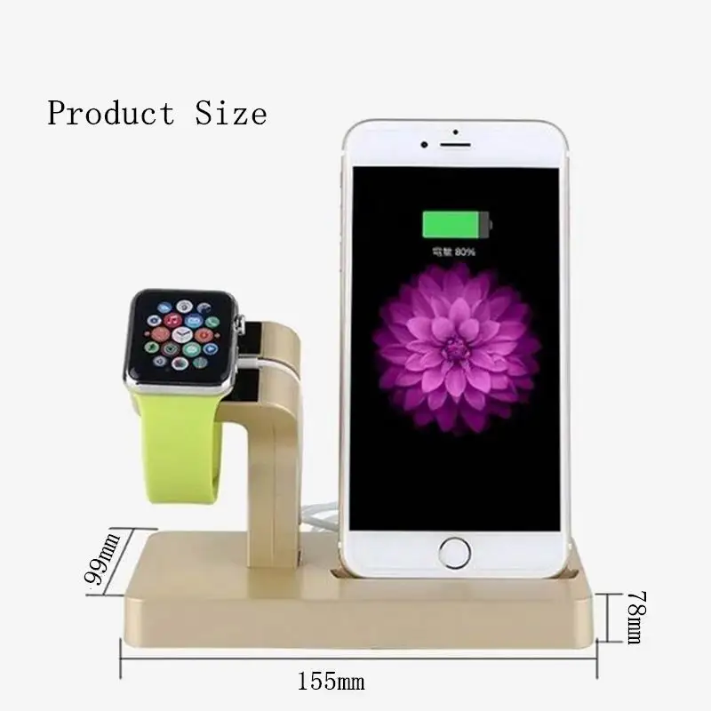 2 в 1 зарядная док станция держателя для Apple Watch i Wach Series 3 4 iPhone 6 S 7 8 X plus