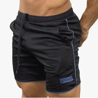 summer fashion polyester quick drying thin mesh sports shorts mens brand sports gyms fitness training jogging breathable shorts