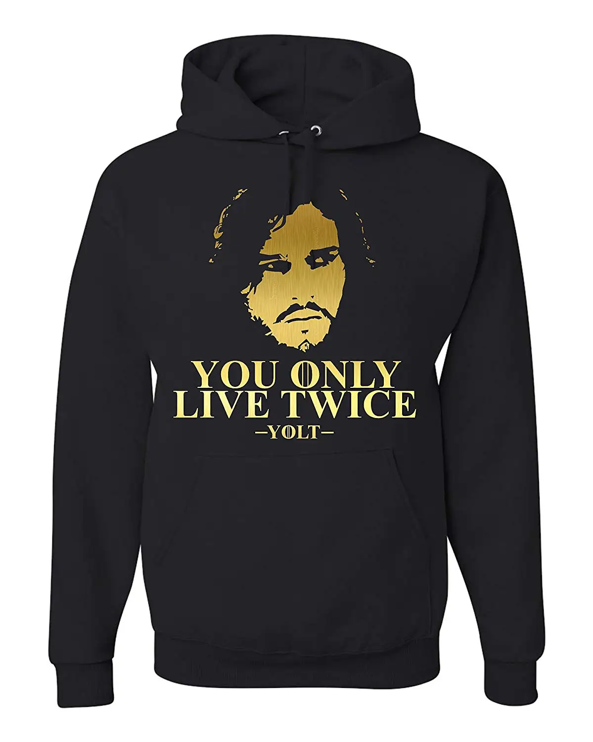 Jon Snow You Only Live Twice унисекс толстовка с капюшоном Мужская и Женская