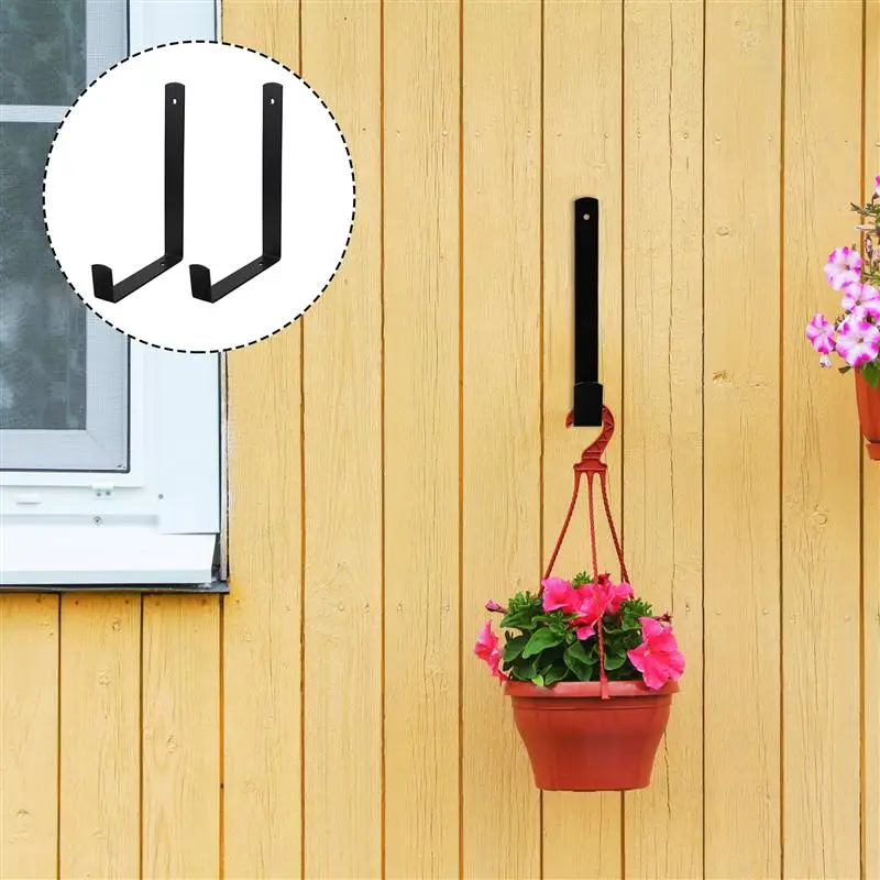 

1 Pair Creative Stylish Flower Pot Balcony Bracket Planter Holder for Home Balcony