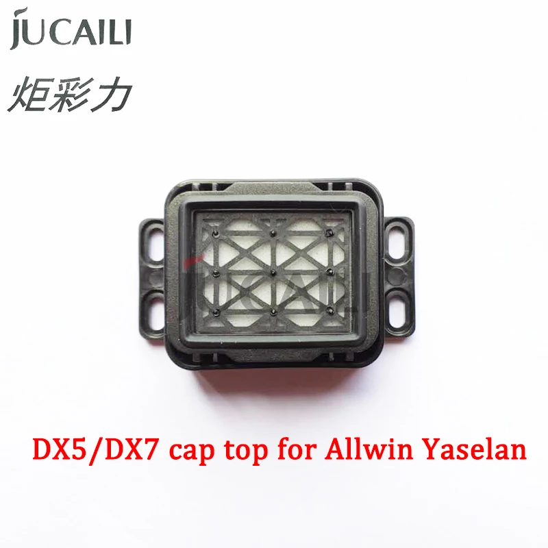 Jucaili 2Pcs Goede Kwaliteit Inkt Cap Top Voor Epson DX5/DX7 Printkop Voor Allwin Yaselan Printer Onderdelen Inkt pad Aftopping