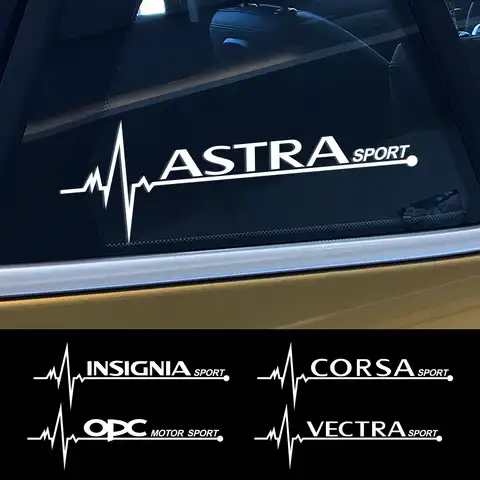 2 шт. автомобильные наклейки, наклейки на боковое окно для Opel OPC Astra J H G K Insignia Corsa D B E Mokka Vectra B, аксессуары для автомобильного декора