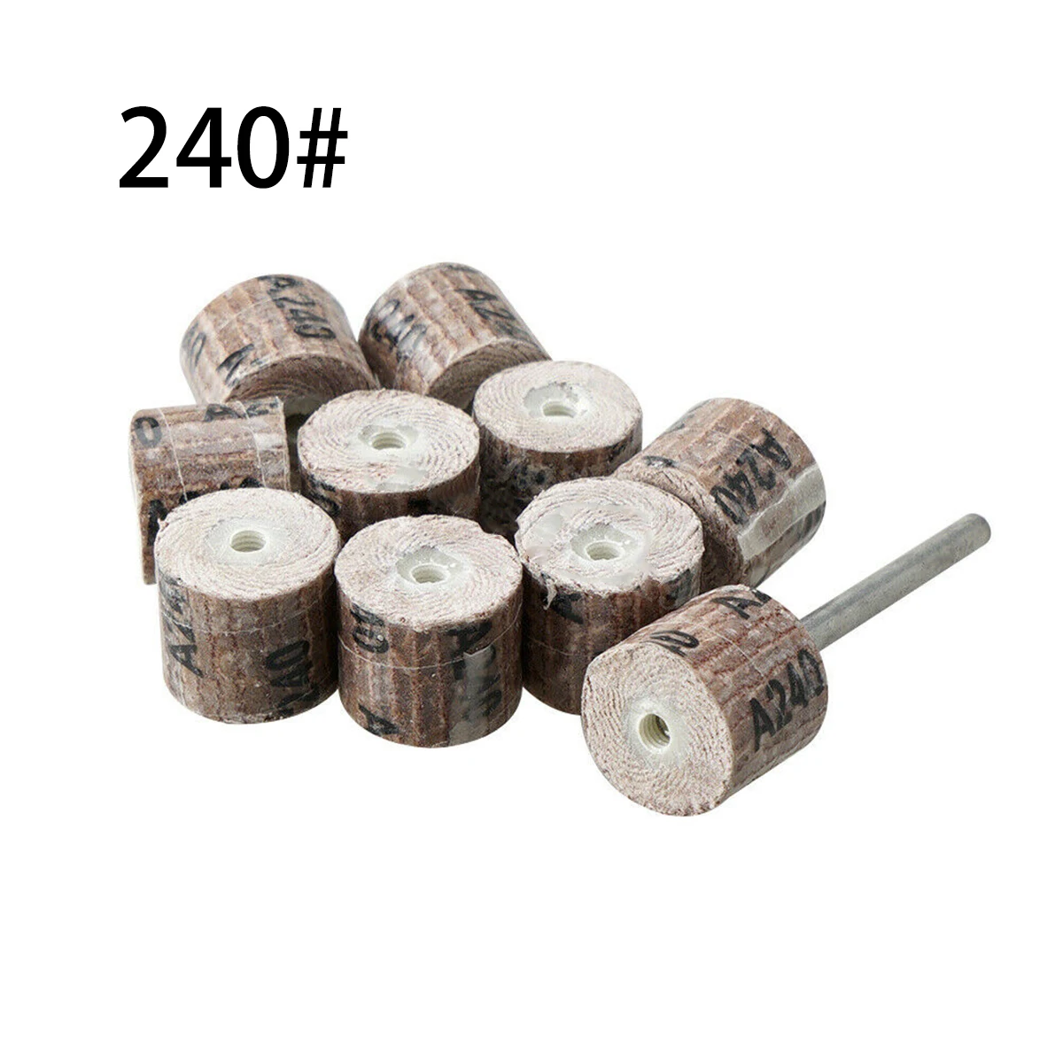 

Диск шлифовальный, 12 мм, 80-600 Грит, 10 шт.