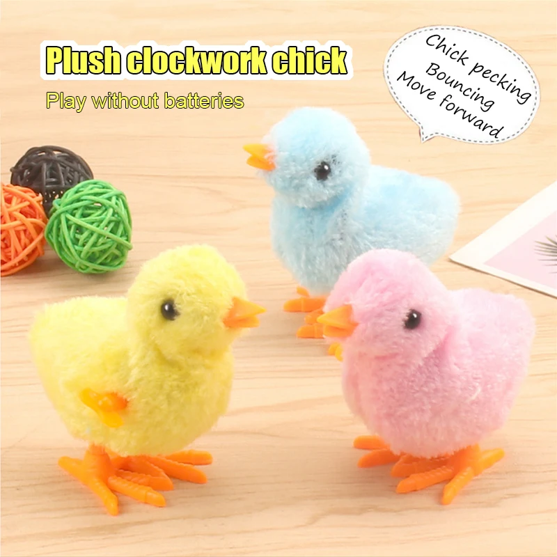 Забавная плюшевая игрушка в виде сердца для девочек &quotцыпленок&quot Заводной