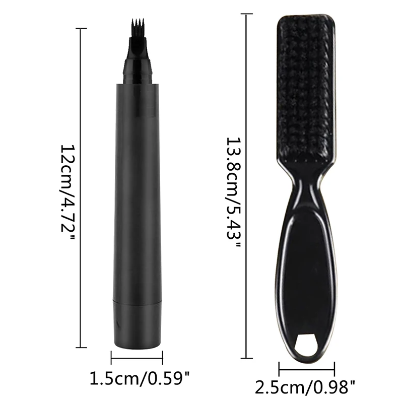 

Four-Prong Beard Pen Brush Filler Pencil Enhancer Lasting Repair Moustache Shape