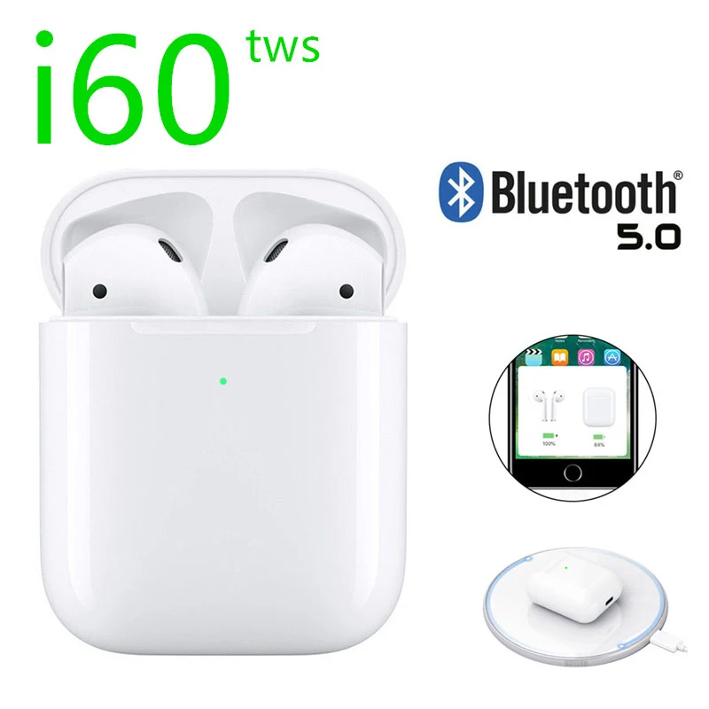I60 TWS не W1 чип LK TE9 настоящие Беспроводные спортивные наушники Bluetooth 5 0 с сенсорным