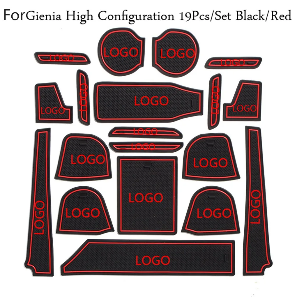 

Сменные Противоскользящие коврики для Honda GIENIA 2017, 19 шт./компл.