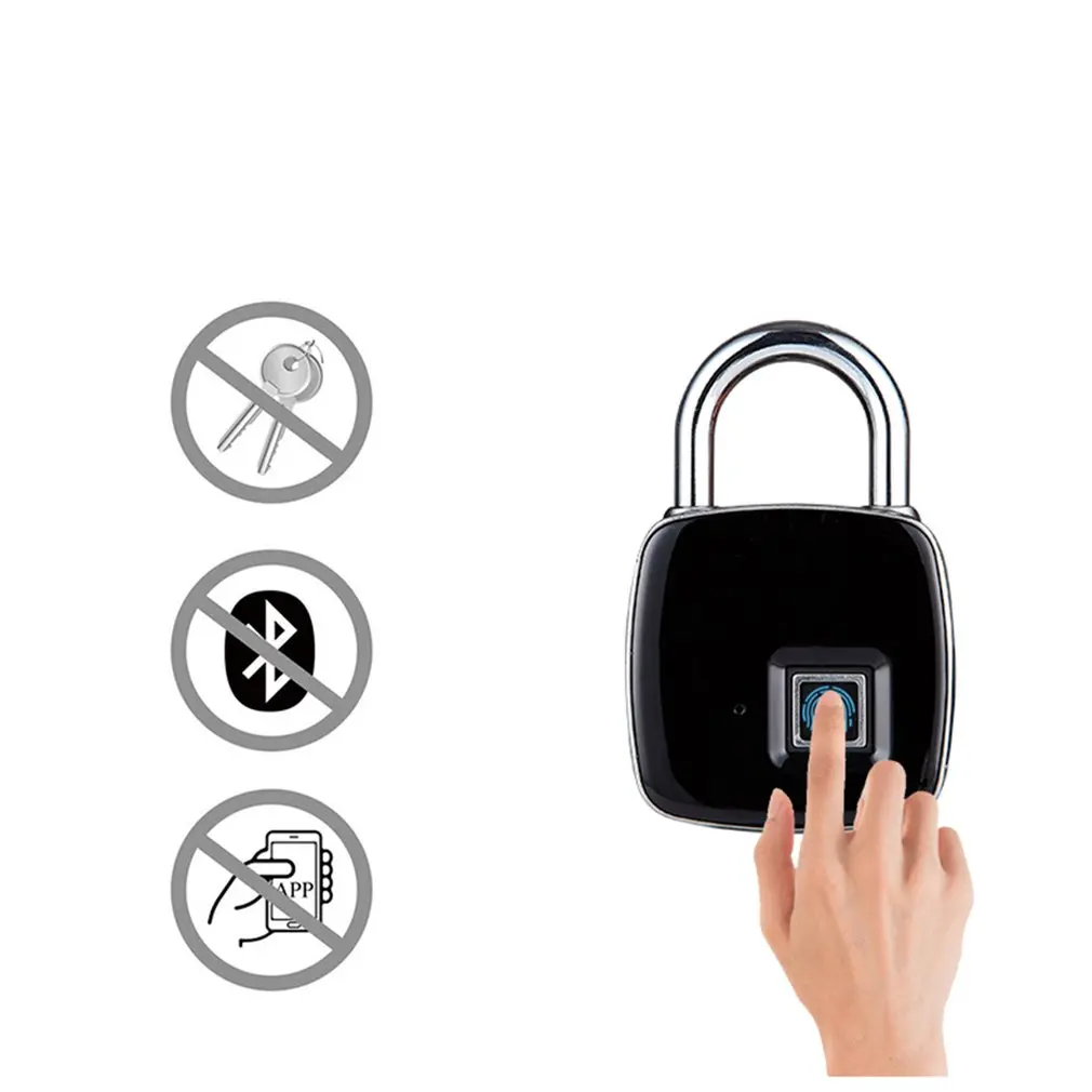 FingerprintElectronic Intelligent Fingerprint Password Padlock Home Door App Remote Management Mobile Phone Unlock | Обустройство