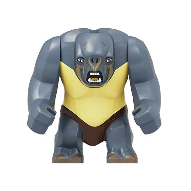 

Cave Trool Lord Rings Uruk-hai Commander Figure Archer Army Armor Sword Rider Berserker Building Blocks Bricks Toys