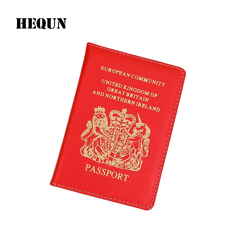 Женская Обложка для паспорта HEQUN из мягкой искусственной кожи с закругленными