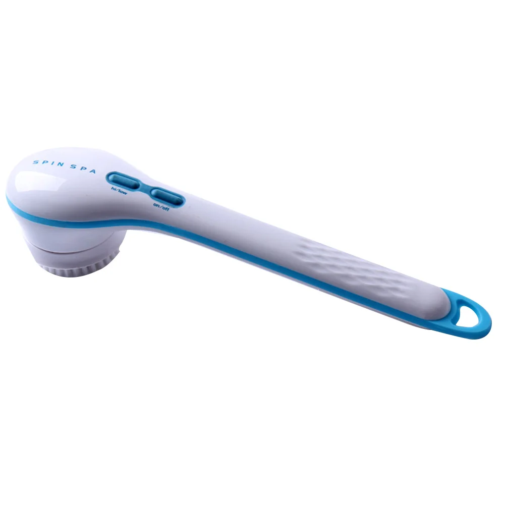 

5 In 1 Home Use Waterproof Long Handle Non Slip Dead Skin Remover Ergonomic Battery Powered Shower Brush Bath Massage Hygiene