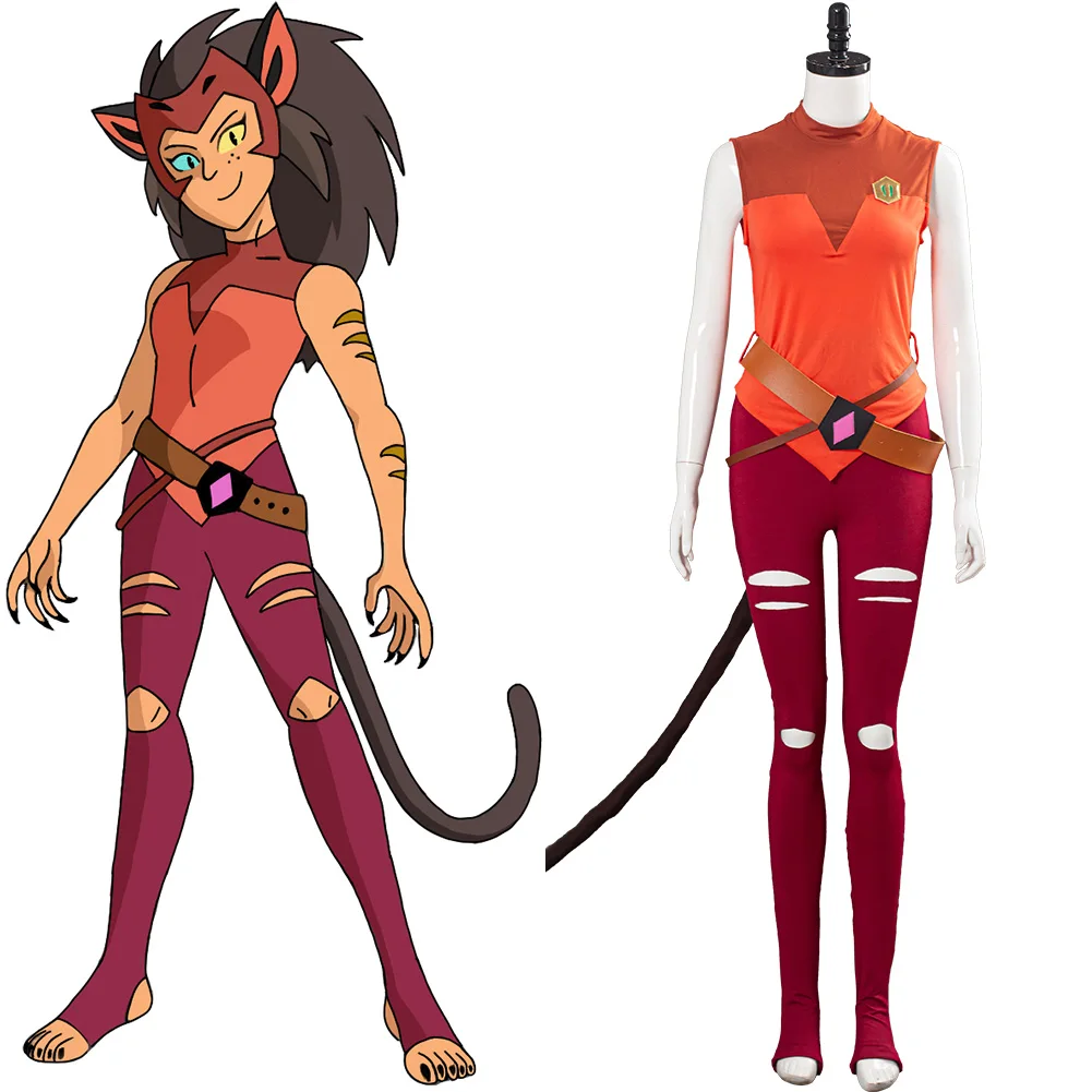 

She-Ra - Princess of Power Catra Cosplay Costume Women Uniform Outfits Halloween Carnival Costumes