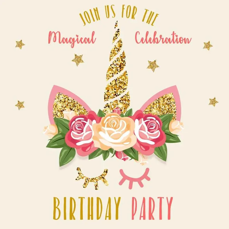 Мульти-Стиль Радуга Единорог с мультипликационным принтом на день рождения