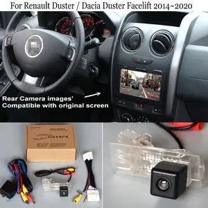 24-контактный кабель адаптера для Renault Duster  Dacia Duster Facelift 2014  2020 оригинальный экран совместимый с камерой заднего вида OEM