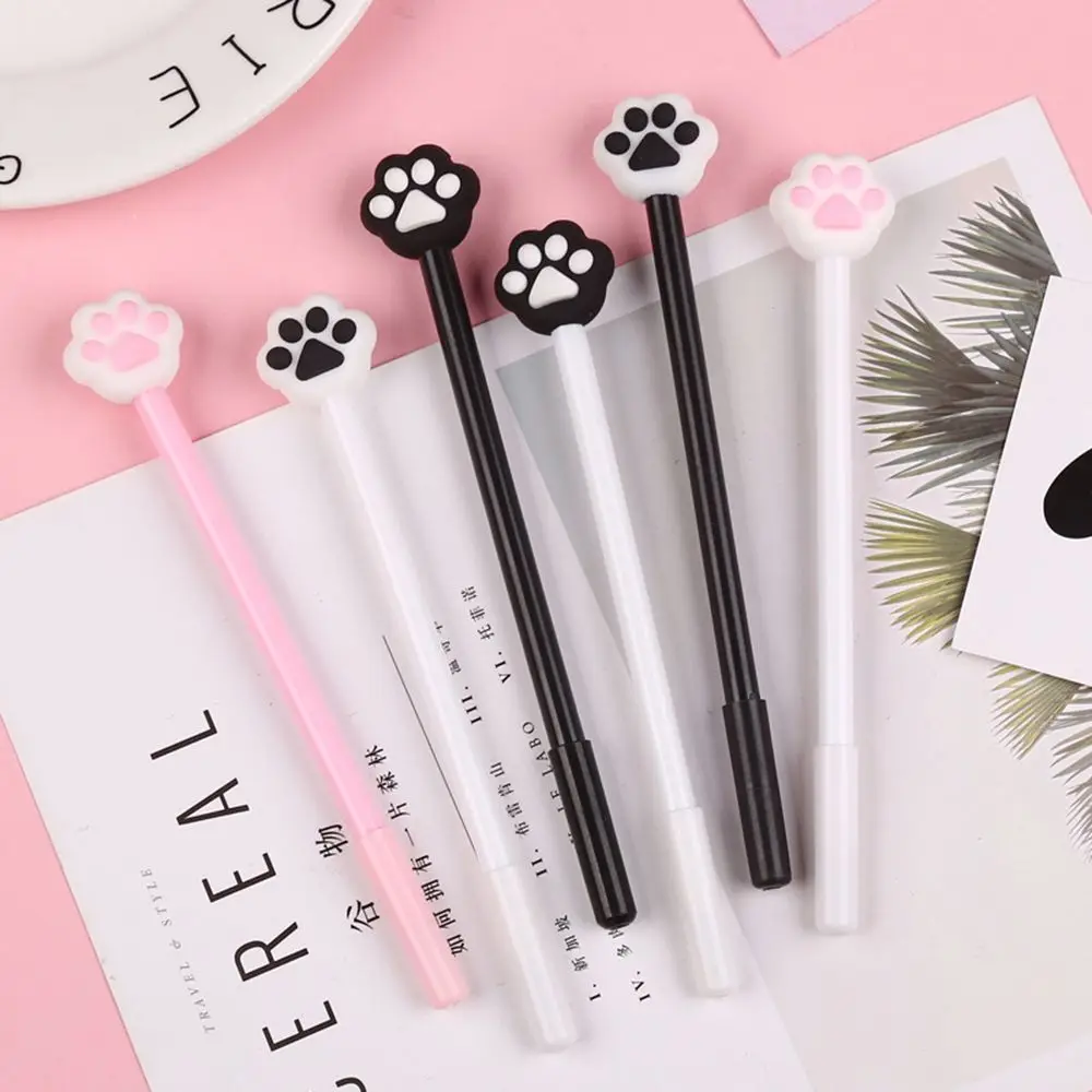 Креативные канцелярские принадлежности гелевая ручка с милым котом и сердцем