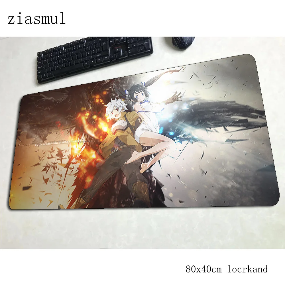 Коврик для мыши DanMachi 800x400x3 мм коврики locrkand компьютерный Для Мыши игровые