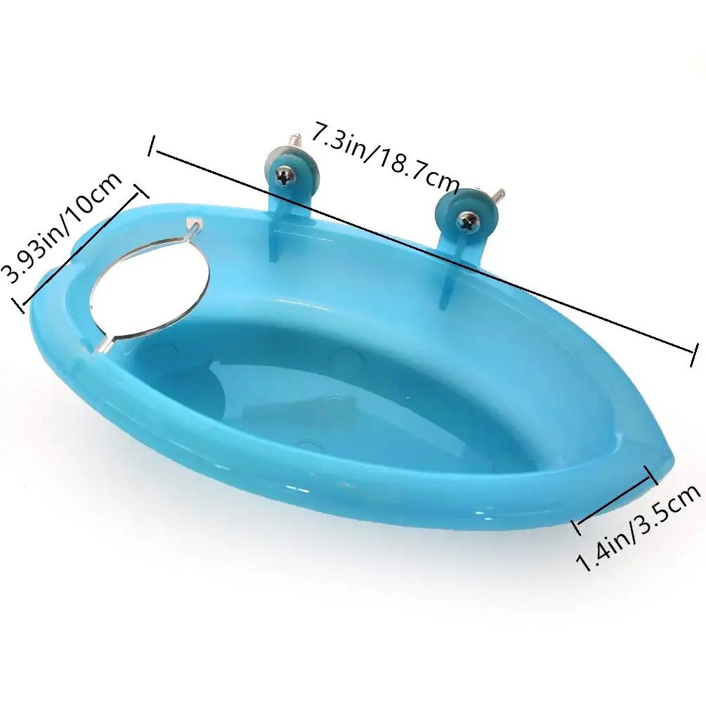 Ванна для птиц с зеркалом портативная ванная комната ванна купания попугая душа