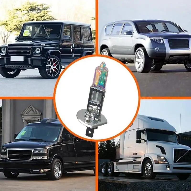 

H1 Xenon Quartz Halogen Bulb Bulbs 55W All Weather Hid Fog Light Headlamps Bright Car 12V