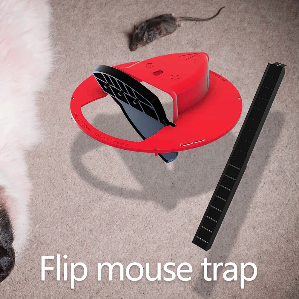 

Reusable Plastic Smart Mouse Trap Flip N Slide Bucket Lid Mousetrap Household Rat Catcher Humane Outdoor Indoor Rat Trap