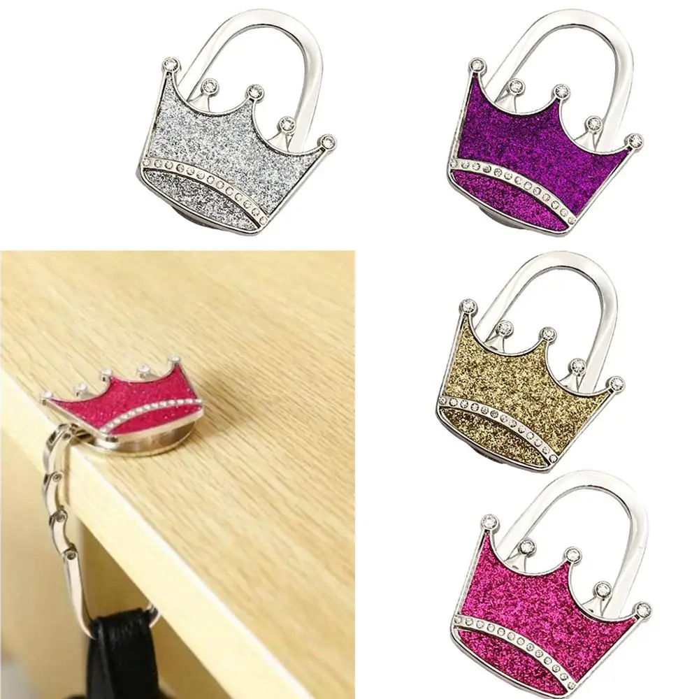 Складные стразы сумка с короной крючки кошелек вешалки складной стол висит
